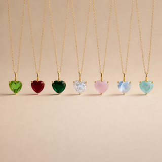 Birthstone Gold Necklaces