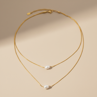 Pearl Layered Necklace