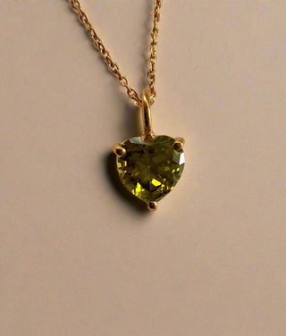 August Birthstone Chain Necklace