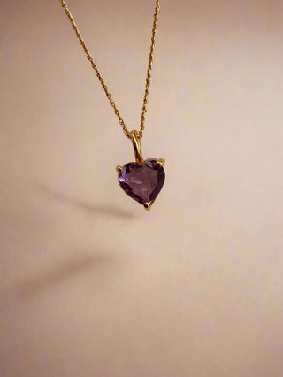 February Birthstone Chain Necklace