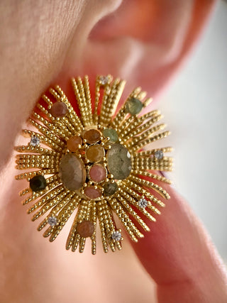 Gem Burst Earrings