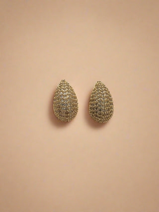 CZ Dome Earrings