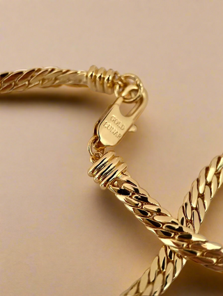 Flat Link Chain - Gold Lunar