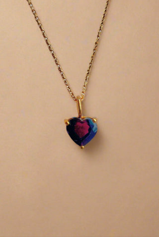 January Birthstone Chain Necklace