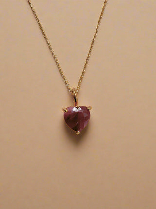 July Birthstone Chain Necklace
