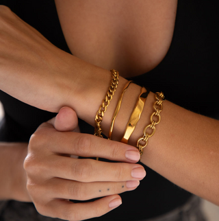Chain & Cuff Arm Stack