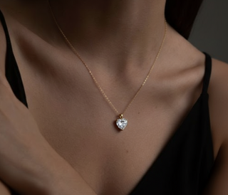 Cubic Heart Necklace