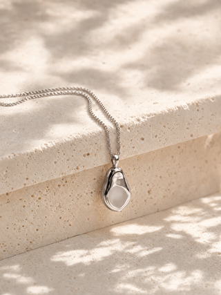 Silver Pebble Necklace