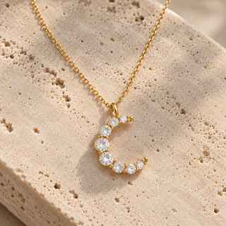 Crystal Moon Necklace