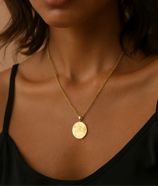 Molten Disc Necklace