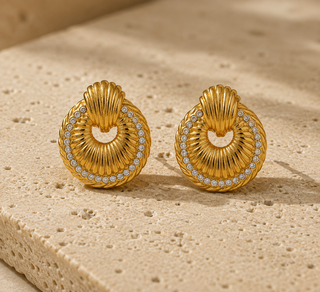 Ornate Doorknocker Earrings