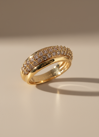 Cubic Zirconia Halo Ring