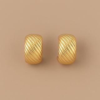 Chunky Etch Hoops