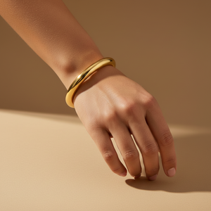 Tubular Gold Cuff