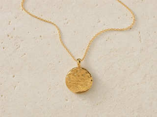 Molten Disc Necklace