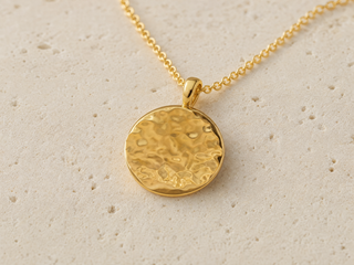 Molten Disc Necklace