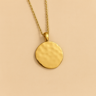 Molten Disc Necklace