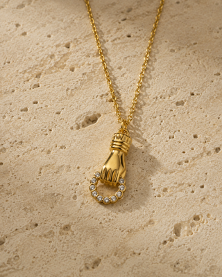 Hand Charm Necklace