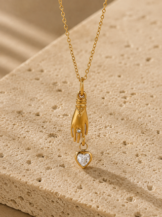 Hand & Heart Necklace