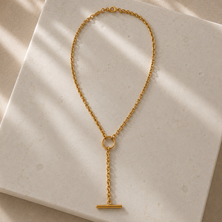 Bar Chain Lariat