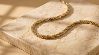 Mixed Metal Rope Chain
