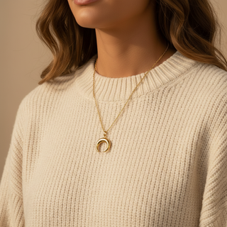 Dainty Moon Necklace