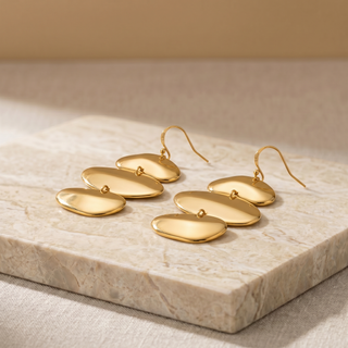 Organic Drop Earrings