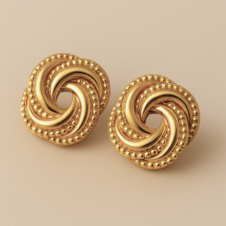 Oversized Twist Studs