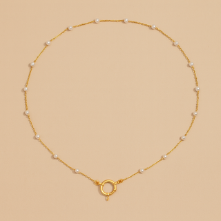 Dainty Pearl Bead Chain