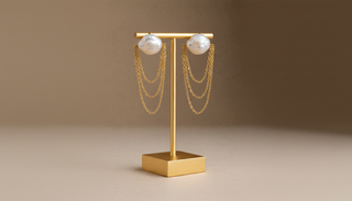 Pearl Chain Earrings