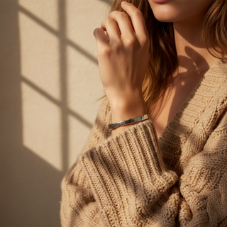 Silver Molten Cuff