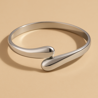 Silver Hinged Bangle