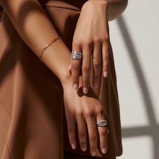Silver Rope Ring