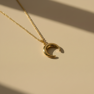 Dainty Moon Necklace